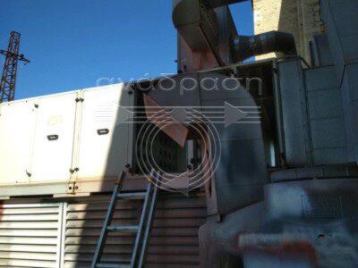 φιλτρομοναδα ανθρακα εξαερισμου εργοστασιου