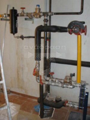 factory heating steam installations 
